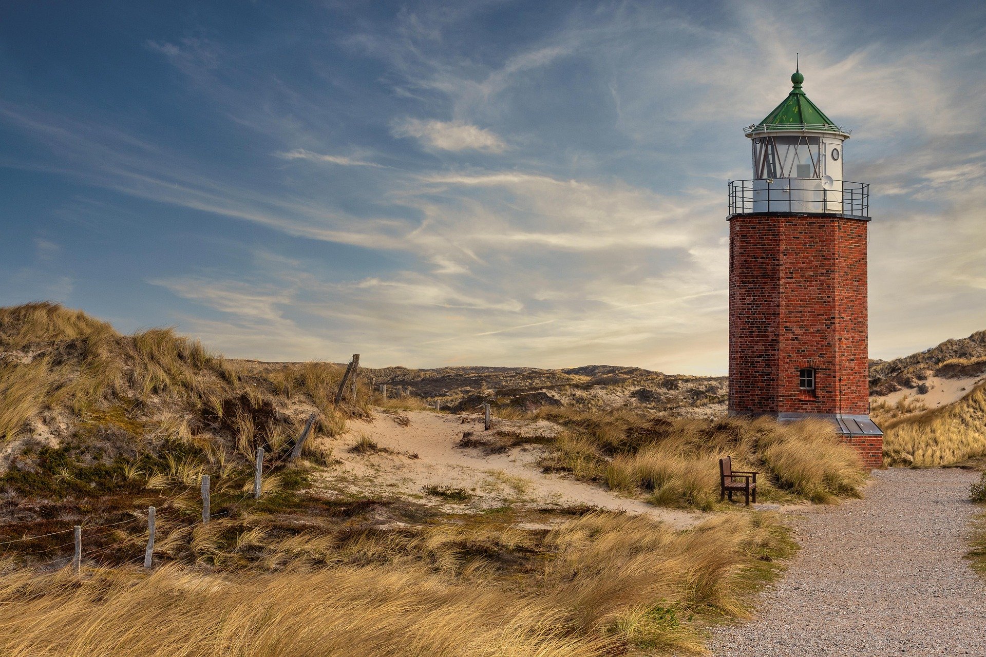 Sylt - maják na pobřeží