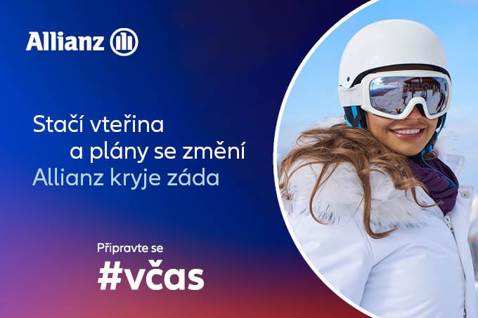Stačí vteřina a plány se změní. Allianz kryje záda. Připravte se včas.
