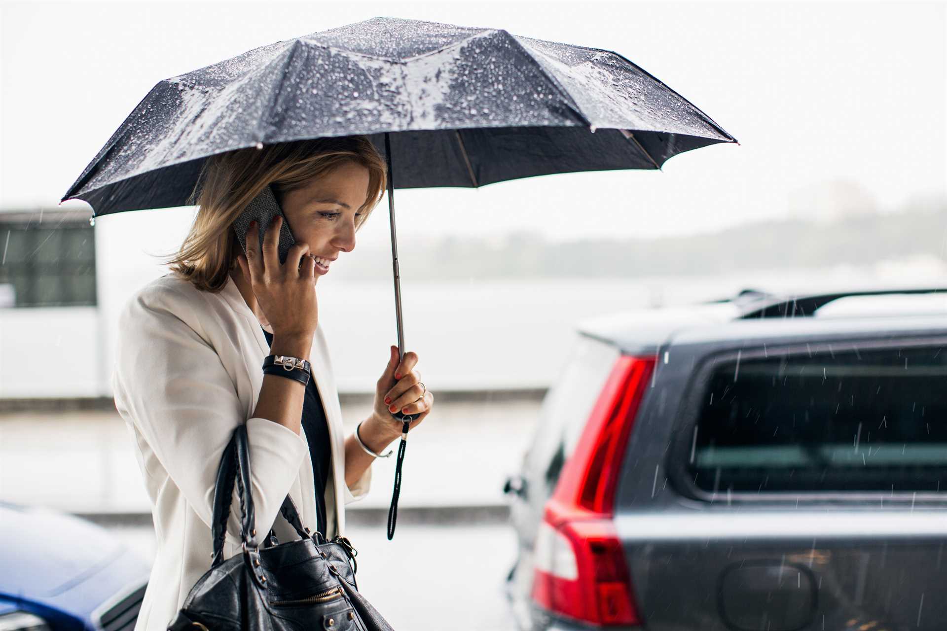 Rainy day - woman